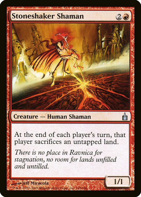 Stoneshaker Shaman RAV-145 Uncommon Excellent Englisch