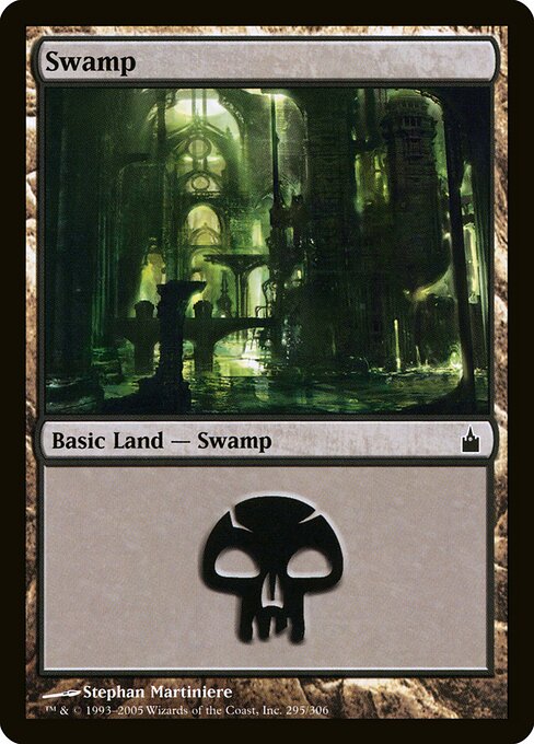 Swamp RAV-295 Land Good Englisch Foil