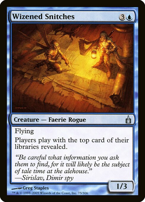 Wizened Snitches RAV-75 Uncommon Good Englisch Foil