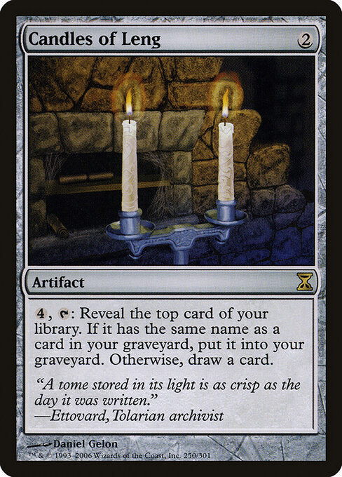 Candles of Leng TSP-250 Rare Excellent Englisch Foil