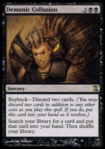 Demonic Collusion TSP-103 Rare Light Played Spanisch