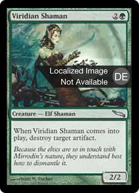Viridischer Schamane MRD-139 Uncommon Light Played Deutsch