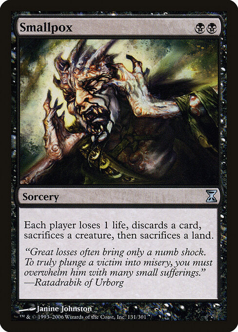 Smallpox TSP-131 Uncommon Light Played Englisch