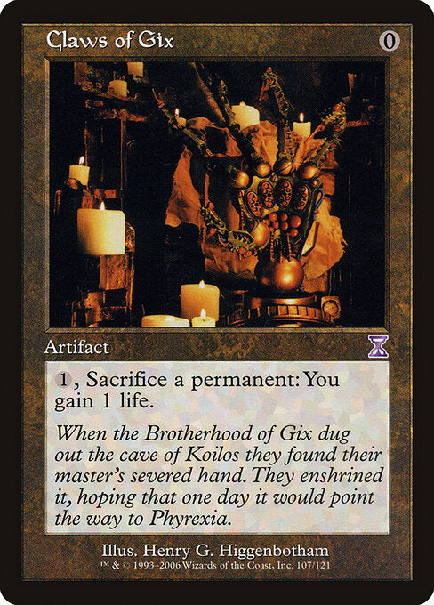 Claws of Gix TSP- Time Shifted Excellent Englisch