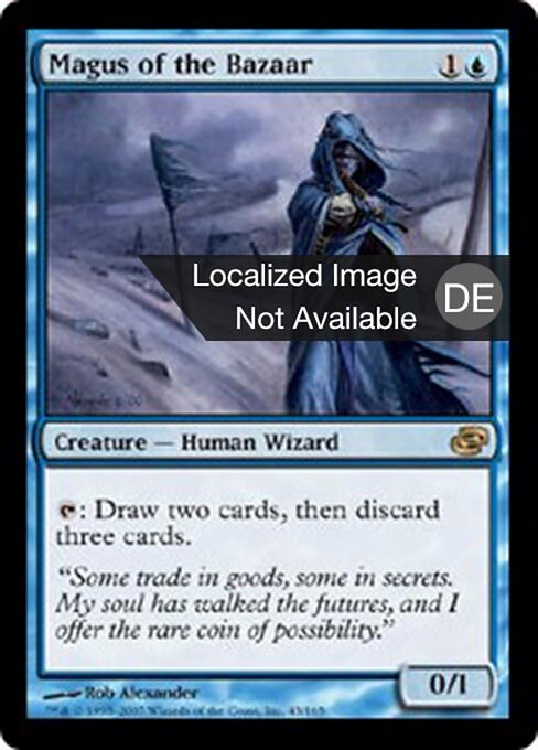Magus des Basars PLC-43 Rare Light Played Deutsch