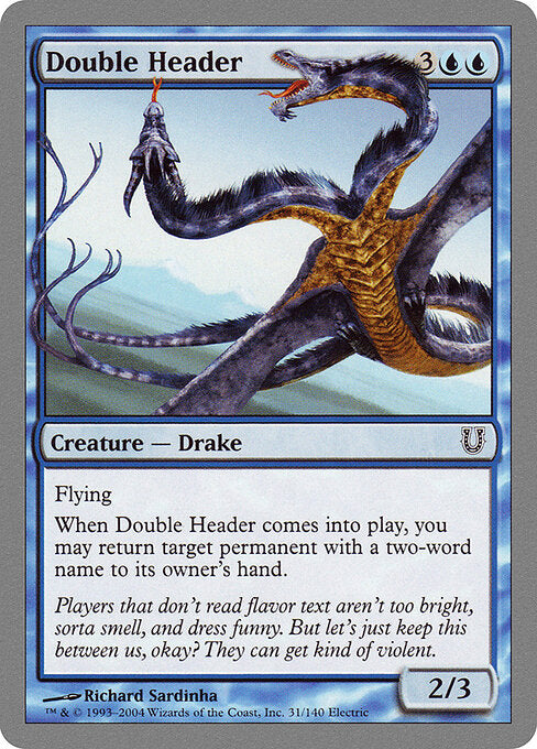 Double Header UNH-31 Common Light Played Englisch Foil