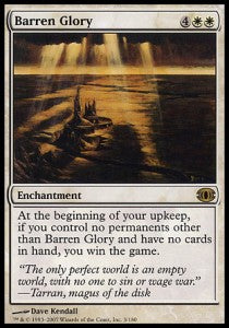 Barren Glory FUT-3 Rare Light Played Englisch Foil