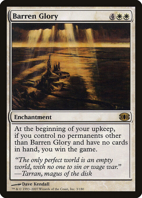 Barren Glory FUT-3 Rare Light Played Englisch Foil