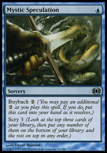 Mystic Speculation FUT-41 Uncommon Good Englisch