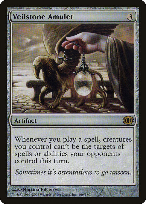 Veilstone Amulet FUT-166 Rare Light Played Englisch