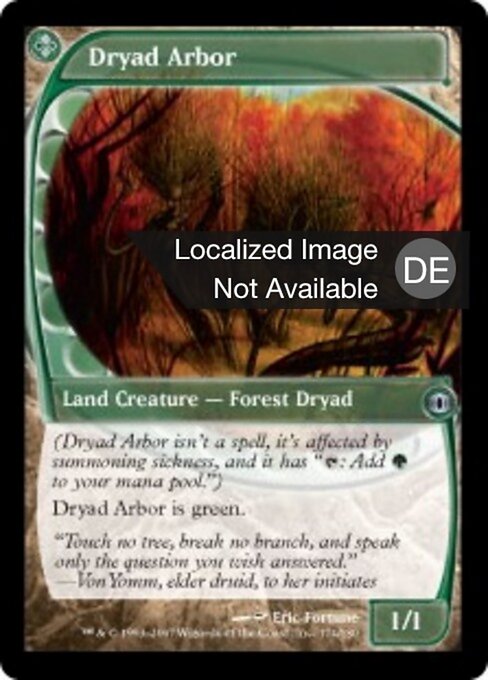 Laube der Dryaden FUT-174 Uncommon Light Played Deutsch