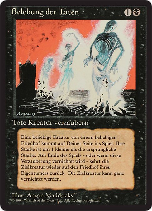Belebung der Toten DTL-1 Uncommon Good Deutsch