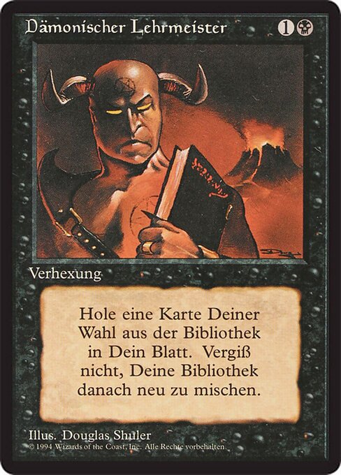 Dämonischer Tutor DTL-13 Uncommon Played Deutsch