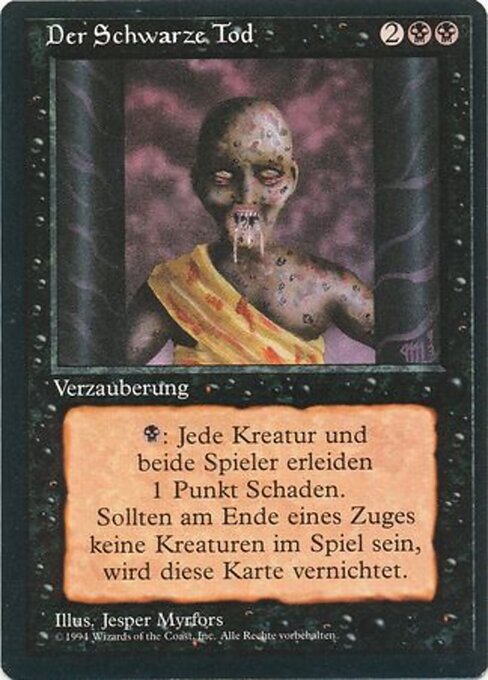 Der Schwarze Tod DTL-30 Common Excellent Deutsch