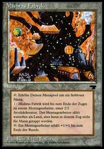 Mishras Fabrik RE-70 Uncommon Light Played Deutsch