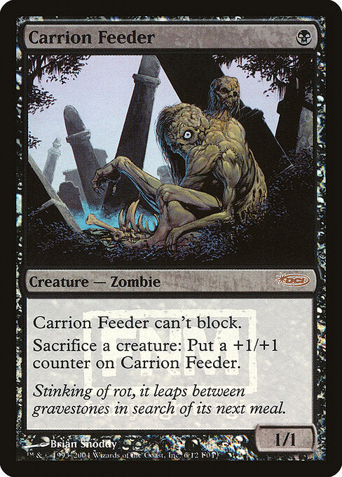 Carrion Feeder FNM- Rare Light Played Englisch Foil