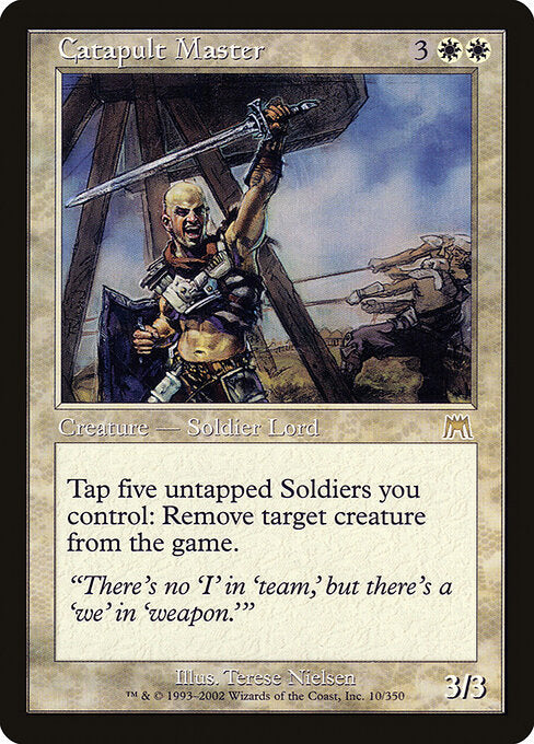 Catapult Master ONS-10 Rare Played Englisch