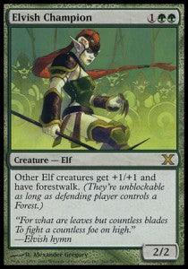 Elvish Champion 10E-261 Rare Good Englisch