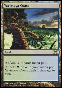 Yavimaya Coast 10E-363 Rare Light Played Englisch