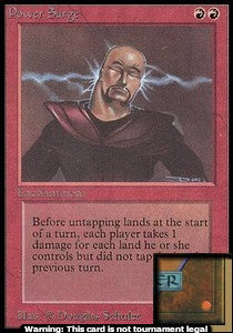 Power Surge CED- Rare Light Played Englisch