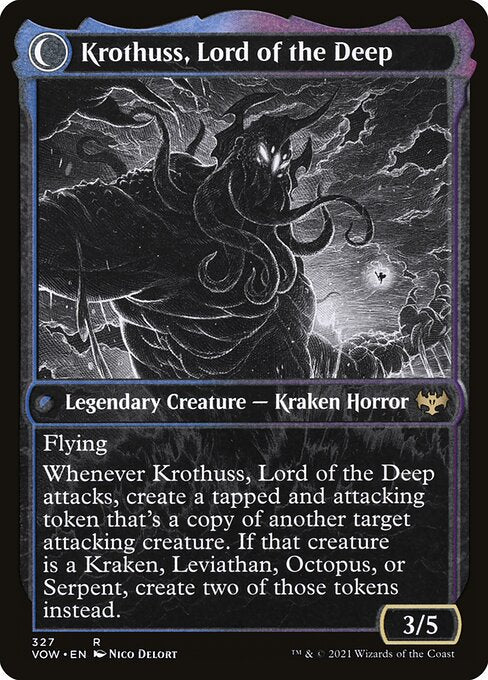 Runo Stromkirk // Krothuss, Lord of the Deep - Back Face