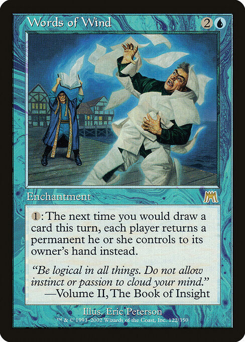 Words of Wind ONS-122 Rare Good Englisch