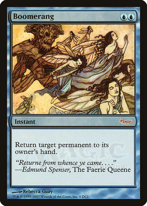 Boomerang GW-5 Rare Excellent Englisch Foil