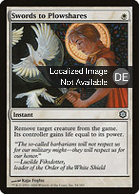 Schwerter zu Pflugscharen CSPTD-7 Uncommon Played Deutsch