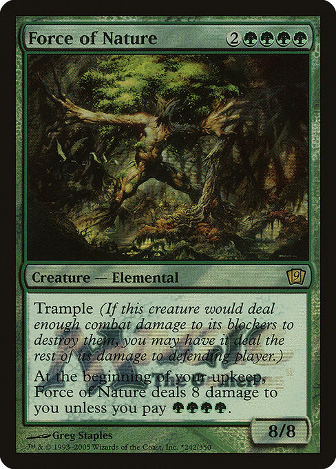 Force of Nature REL-37 Rare Light Played Englisch Foil