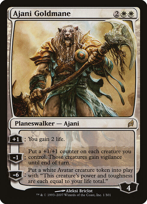 Ajani Goldmähne LRW-1 Rare Good Englisch