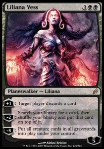 Liliana Vess LRW-121 Rare Light Played Englisch