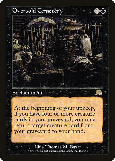 Oversold Cemetery ONS-160 Rare Played Englisch