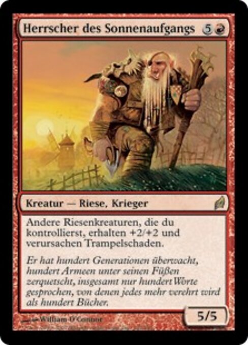 Herrscher des Sonnenaufgangs LRW-192 Rare Light Played Deutsch