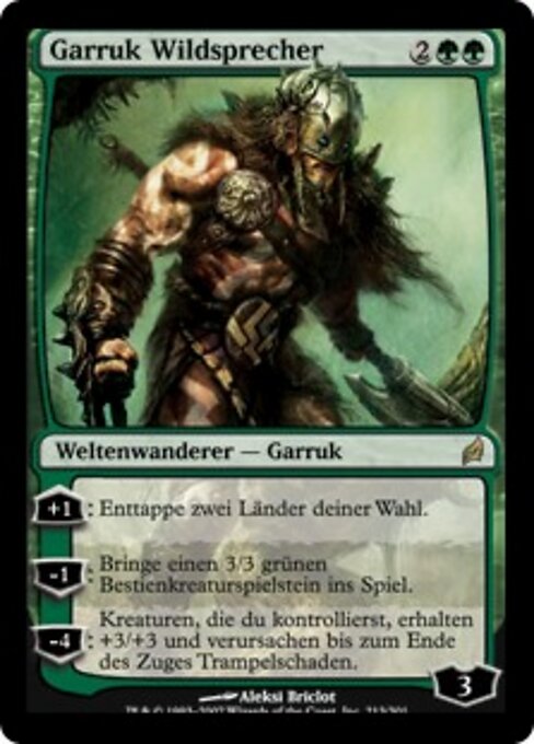 Garruk Wildsprecher LRW-213 Rare Good Deutsch