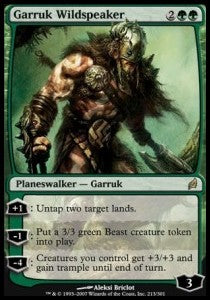 Garruk Wildspeaker LRW-213 Rare Light Played Englisch