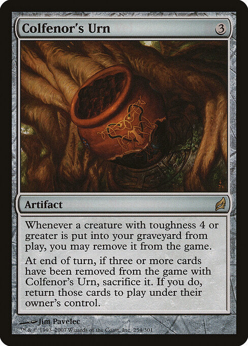 Colfenors Urne LRW-254 Rare Light Played Englisch Foil