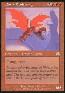 Rorix Bladewing ONS-224 Rare Light Played Deutsch