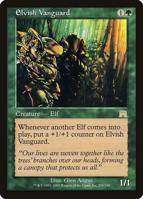 Elvish Vanguard ONS-259 Rare Good Englisch