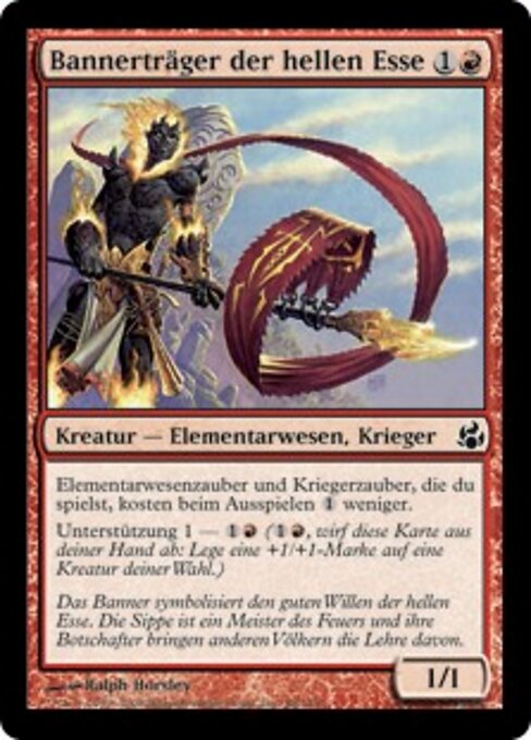 Bannerträger der hellen Esse MOR-88 Common Excellent Deutsch