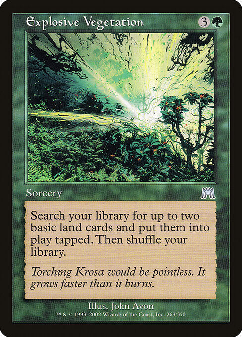 Explosive Vegetation ONS-263 Uncommon Played Englisch Foil