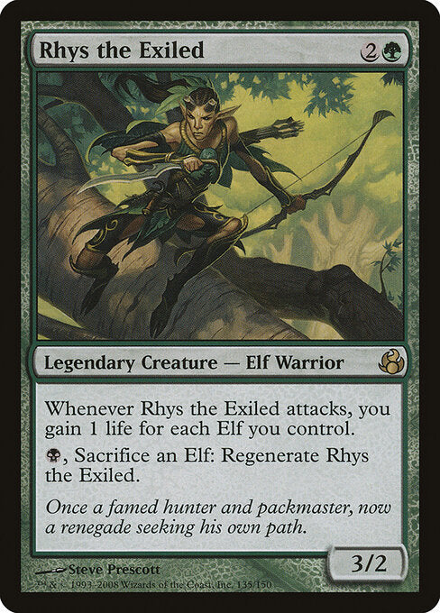 Rhys the Exiled MOR-135 Rare Light Played Englisch