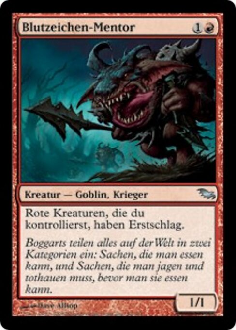 Blutzeichen-Mentor SHM-83 Uncommon Excellent Deutsch
