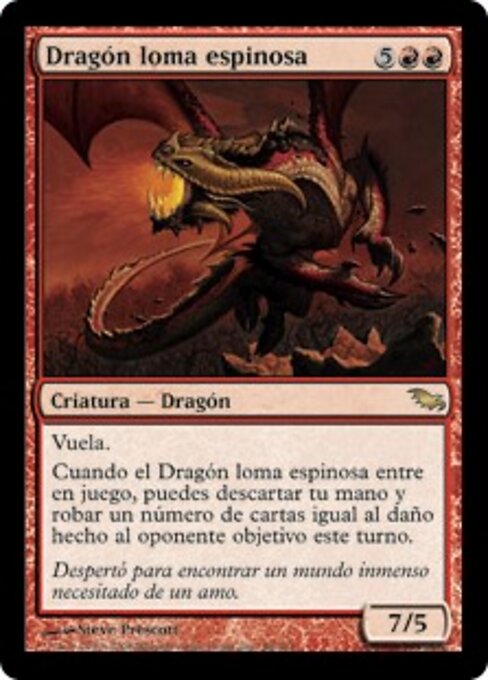 Knollspine Dragon SHM-98 Rare Excellent Spanisch