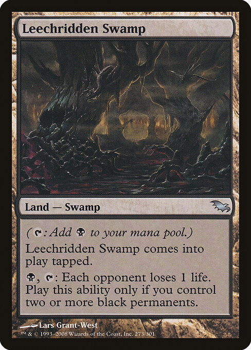 Leechridden Swamp SHM-273 Uncommon Good Englisch