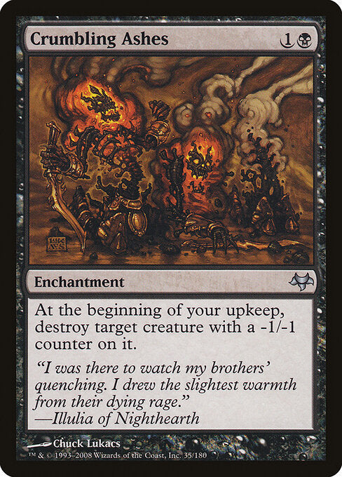 Crumbling Ashes EVE-35 Uncommon Excellent Englisch