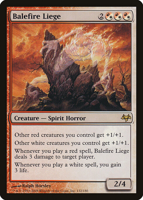 Balefire Liege EVE-132 Rare Light Played Englisch