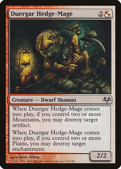 Duergar Hedge-Mage EVE-137 Uncommon Excellent Englisch