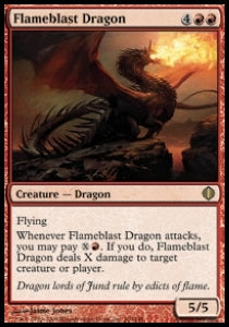 Flammenstoß-Drache ALA-100 Rare Excellent Englisch
