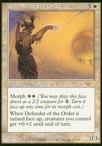 Verteidiger des Ordens LGN-11 Rare Light Played Deutsch Foil