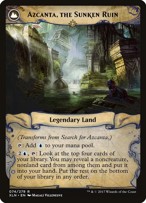 Search for Azcanta // Azcanta, the Sunken Ruin - Back Face